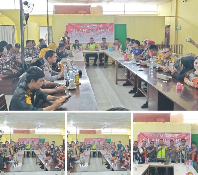 Aliansi Ormas dan OKP Se Kabupaten Pelalawan Silaturahmi dengan Kapolres Beserta Dandim 0313/KPR