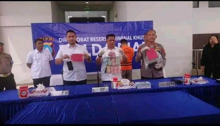 Uang Hasil OTT Kadiskes Kampar, Wadir Reskrimum : Disetor 9 Kepala Puskesmas Di Kampar