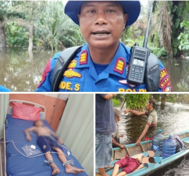 Dua Bocah SD Tenggelam Terseret Arus Banjir Di Dusun Sungai Kualo