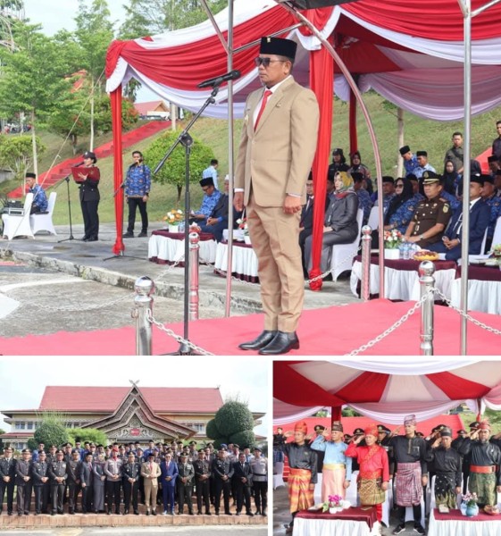 Bupati Pelalawan H. Zukri pimpin Upacara Peringatan Hari Pahlawan Tahun 2025