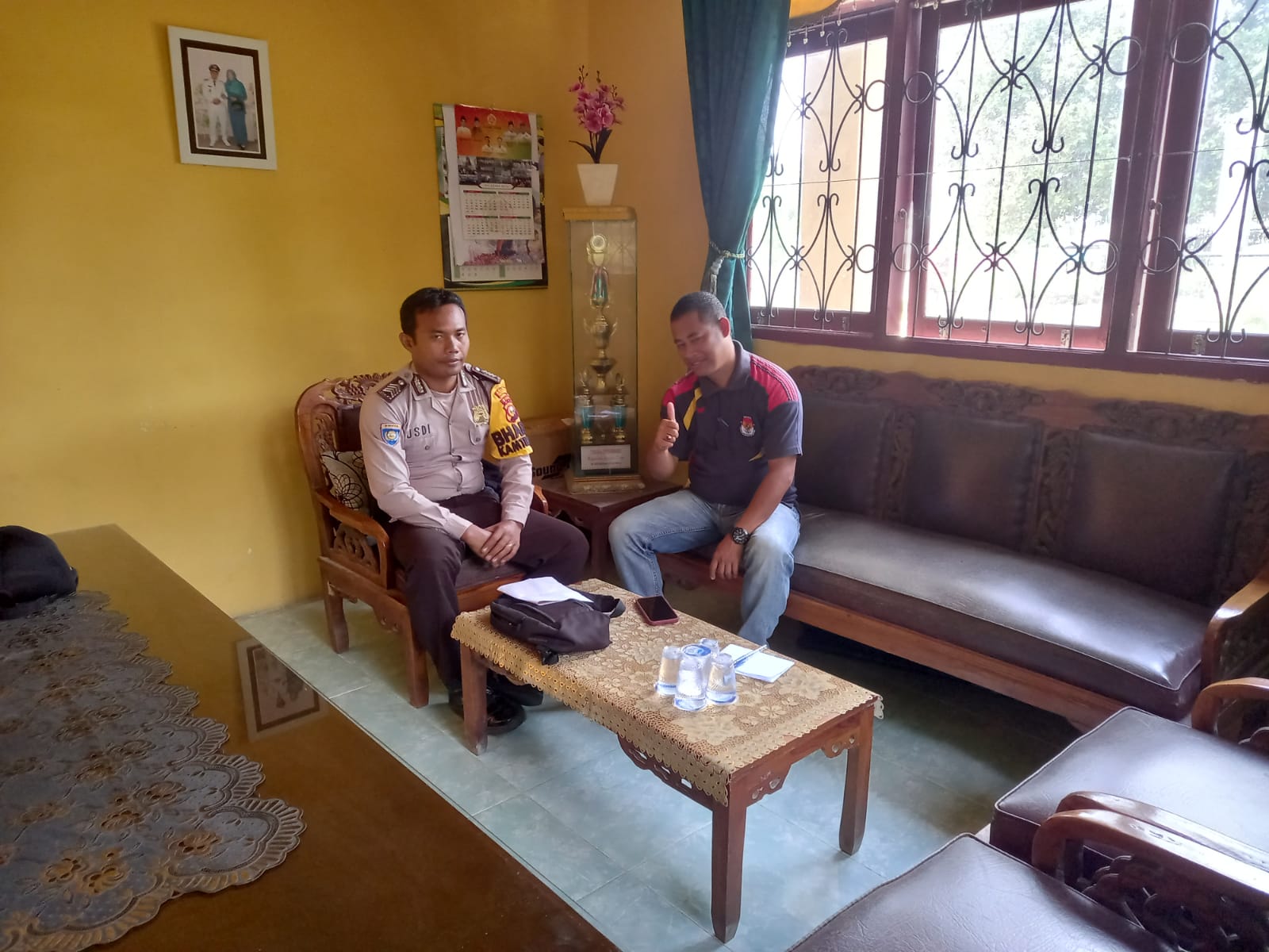 Babhinkamtibmas Pelalawan Silahturahmi Dengan Warga Batang Nilo