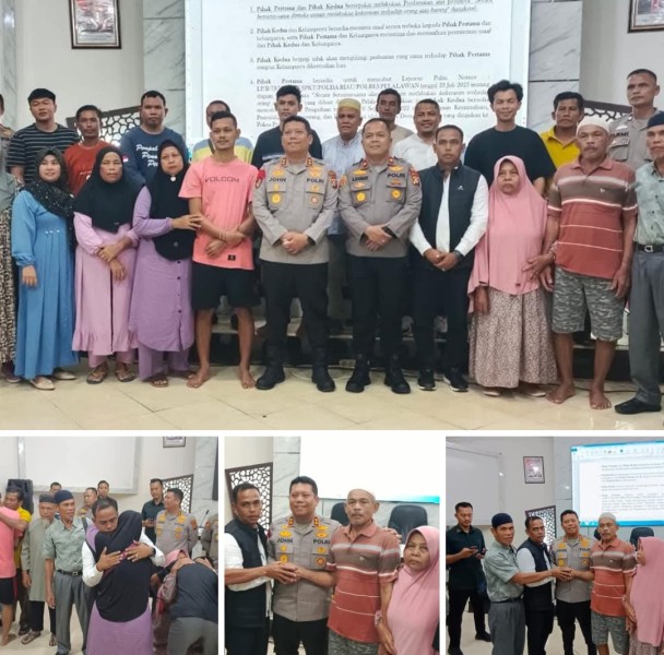 Tangan Dingin Kapolres Pelalawan Akhiri Konflik Panjang Masyarakat Desa Sungai Ara
