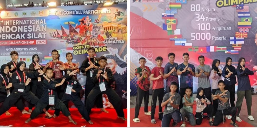10 Atlet Pelajar Pencak Silat Pelalawan Mengikuti International Indonesia Pencak Silat Open Championship