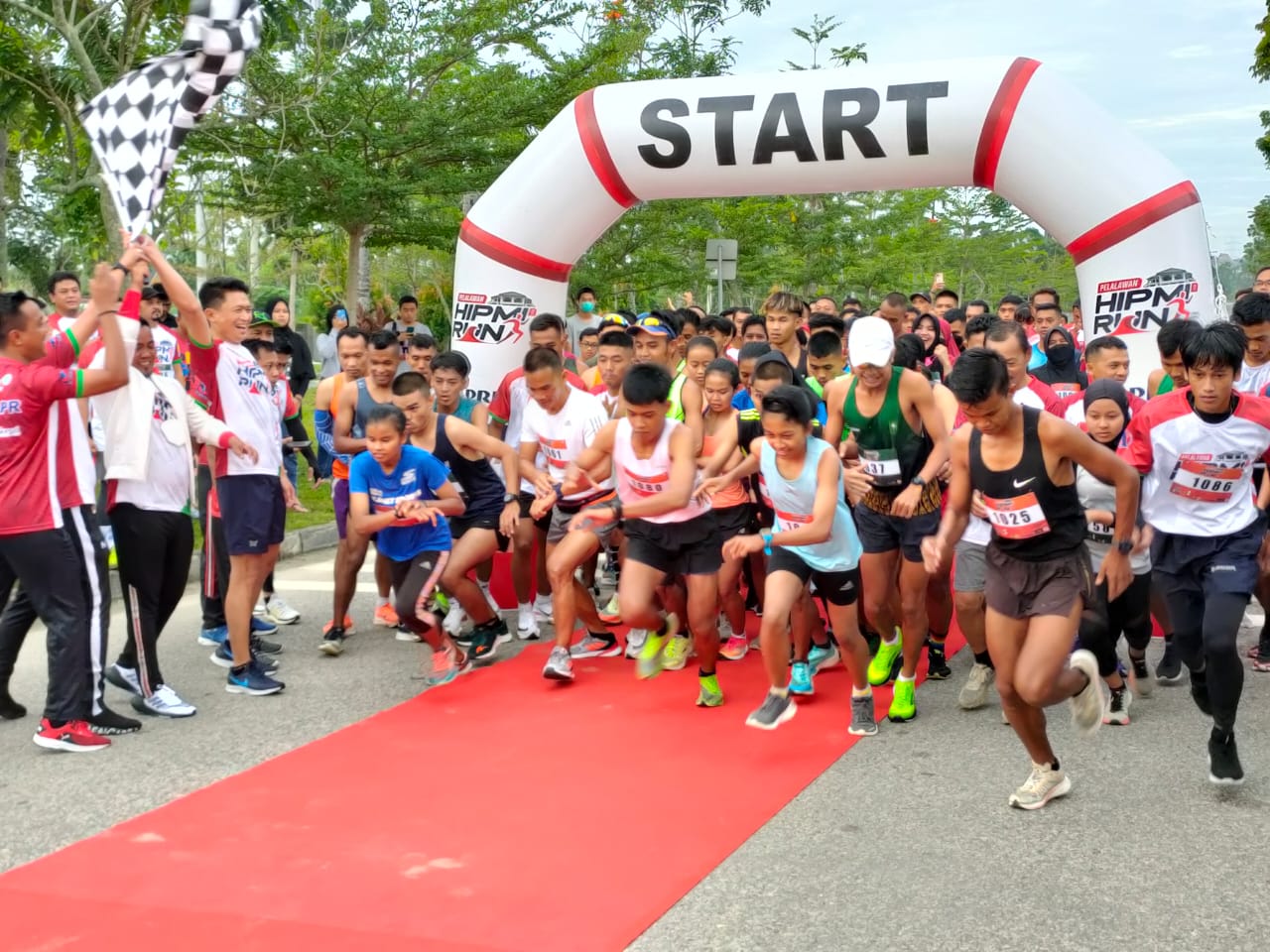 EMP Bentu Ltd Dukung HIPMI Run 2021 Pelalawan