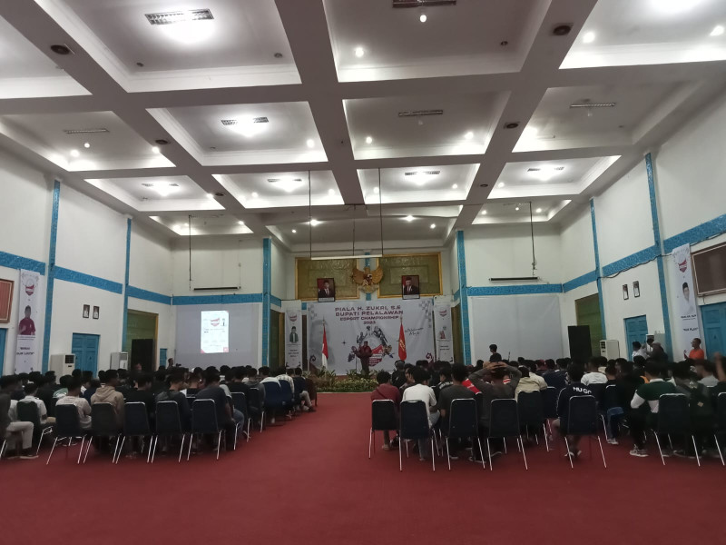 H. Zukri Misran Buka E-sport championship, Ini Harapan Bupati Pelalawan Tahun 2023