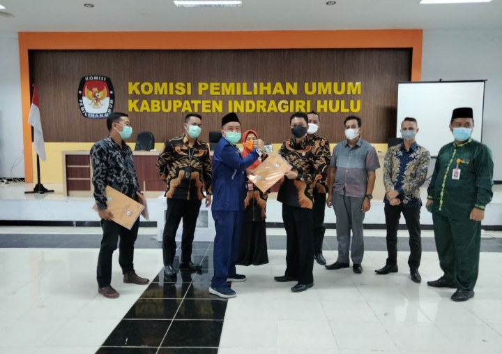 Pasca PSU, Rezita Meylani Yopi - Junaidi Rachmat Ditetapkan Raih Suara Terbanyak Pilkada Inhu 2020