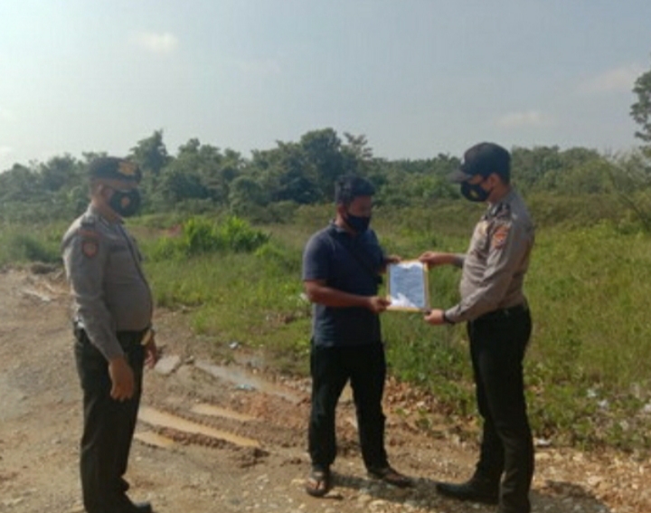 Patroli, Polsek Pangkalan Lesung Sasar Titik Rawan Karhutla