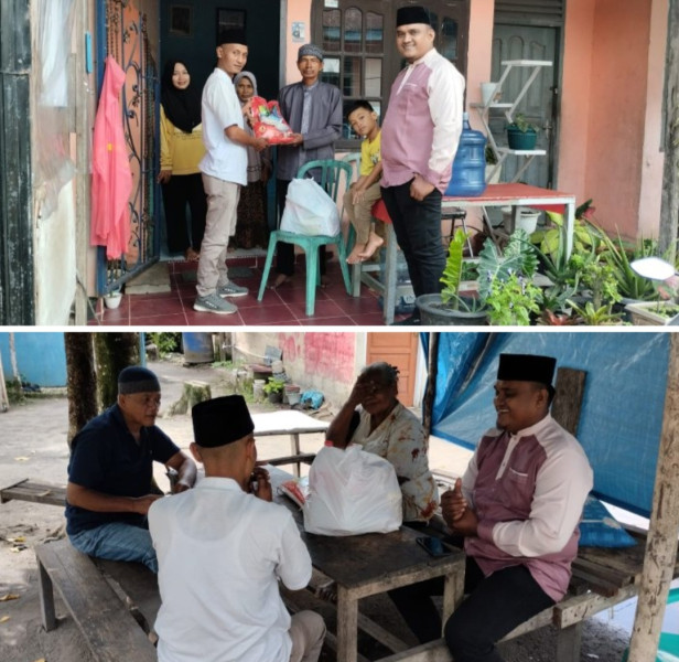 Sedekah Jum'at Berkah IPMR (ikatan pemuda Minang Riau)Bantu Lansia dan Janda Tua