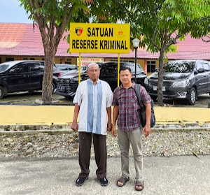 H Sopian HAS Pertanyakan Perkembangan Perkara Pemalsuan Tanda Tangan yang Ditangani Oleh Tim Penyidik Polres