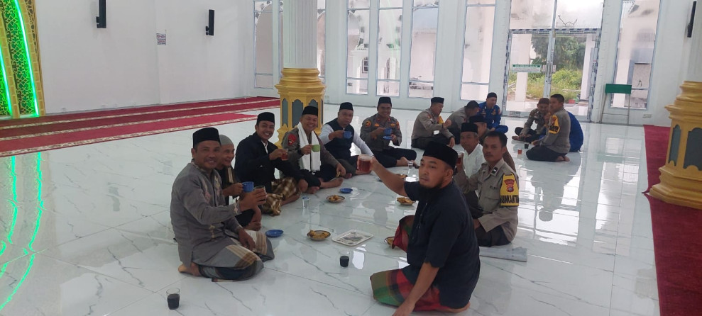 Shubuh Harmoni dan Silaturahmi Kapolres Pelalawan bersama masyarakat Kecamatan Teluk Meranti.