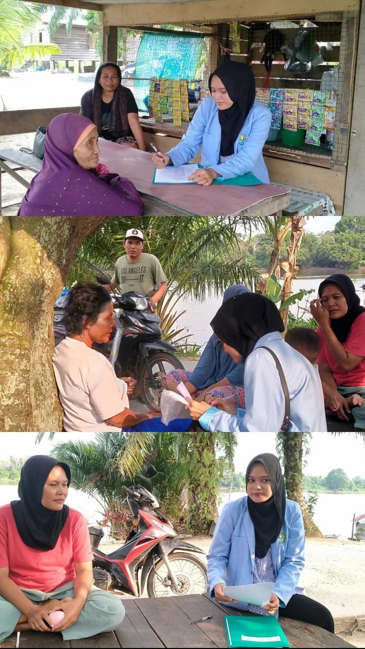 TERKAIT LIMBAH INDUSTRI YANG DIBUANG KE SUNGAI KAMPAR, MAHASISWA DEPTH INTERVIEW MASYARAKAT DESA SERING TITIK NOL PT RAPP