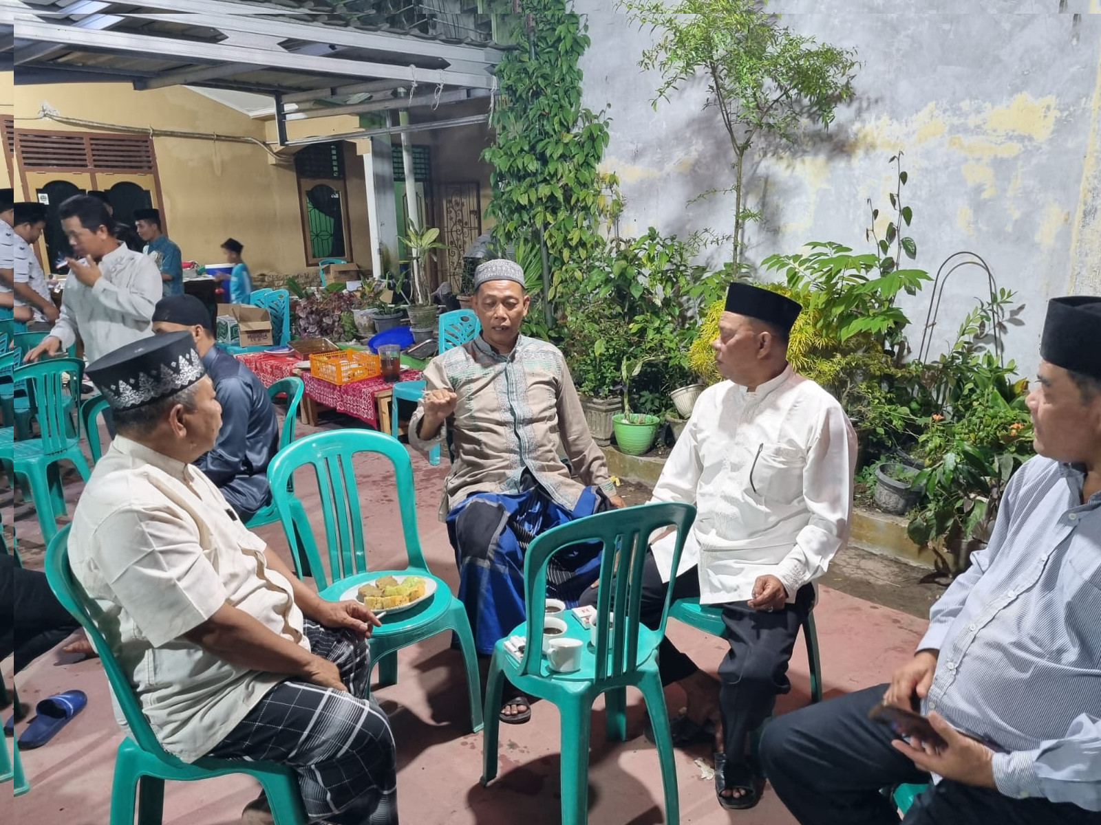 Kapolsubsektor Pelalawan IPTU Legito Melayat Kerumah Salah Satu Warga