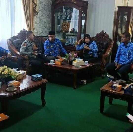 Polsubsekto Serta jajaran melaksanakan silaturahmi   Bersama Camat  Pelalawan