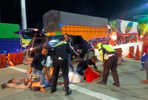 Pengiriman 20 Kg Sabu asal Sumut Digagalkan di Tol Pekanbu-dumai