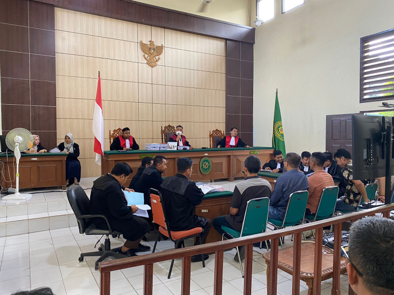 Jaksa hadirkan saksi-saksi 6 orang dalam perkara peredaran gelap narkotika