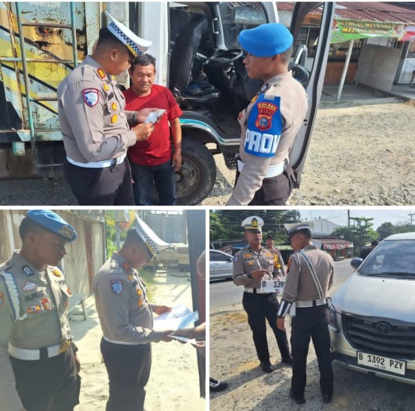 Memasuki hari ketiga pelaksanaan Operasi Keselamatan Lancang Kuning 2026, (Satlantas) Polres Pelalawan operasi, diarahkan pada pemeriksaan kendaraan angkutan umum, terutama bus