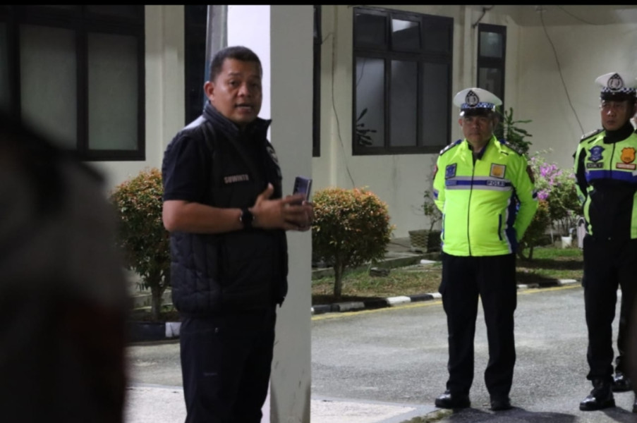 Kapolres Pelalawan mengapelkan 