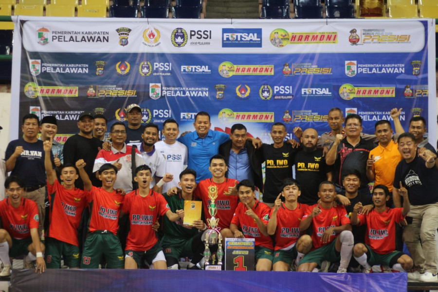 Rajawali Futsal Club Juara Open Turnamen Futsal Hut Bhayangkara ke -77 Tahun