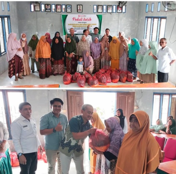 Persadariau Gelar Tasyakuran ke-5, Wujudkan Kepedulian dengan Berbagi Sembako kepada Janda Tua Kurang Mampu