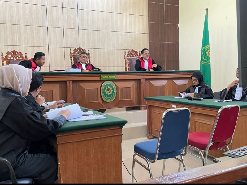 TERDAKWA PERKARA NARKOTIKA 31.833 GRAM SHABU DI KABUPATEN PELALAWAN DITUNTUT PIDANA MATI”