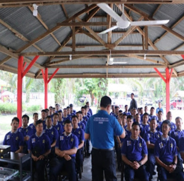 Petugas Rutan Dumai Ikuti Pelatihan Fisik, Mental dan Disiplin di Lapas Terbuka Rumbai