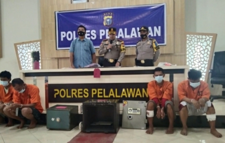 Polres Pelalawan Door Dua Orang Dari Empat Pelaku Curat