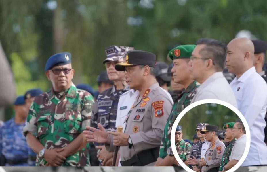 Penertiban Tambang Ilegal, Tim Gabungan Gelar Apel di Kantor Gubernur