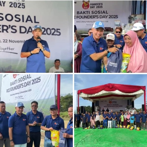 Wakil Bupati Pelalawan Hadiri Bakti Sosial RGE Founders Day 2025 di Desa Lalang Kabung