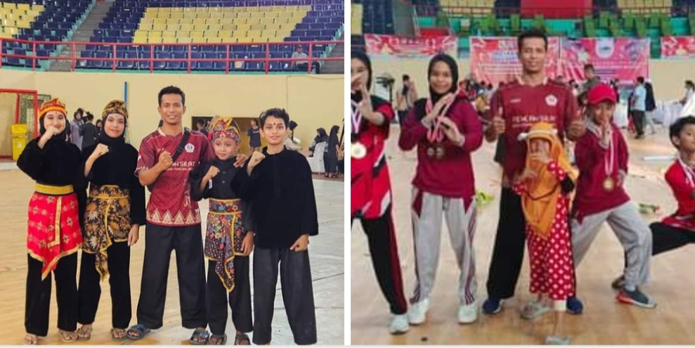 Pendekar Silat Ps Sinkay Raih 7 Medali Emas di O2SN tingkat SD dan SMP Pelalawan