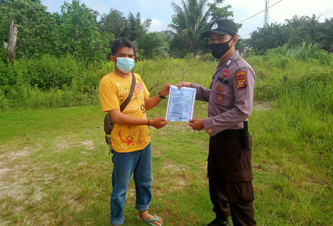 Polsubsektor Pelalawan Maksimalkan Giat Sosialisasi Karhutlah