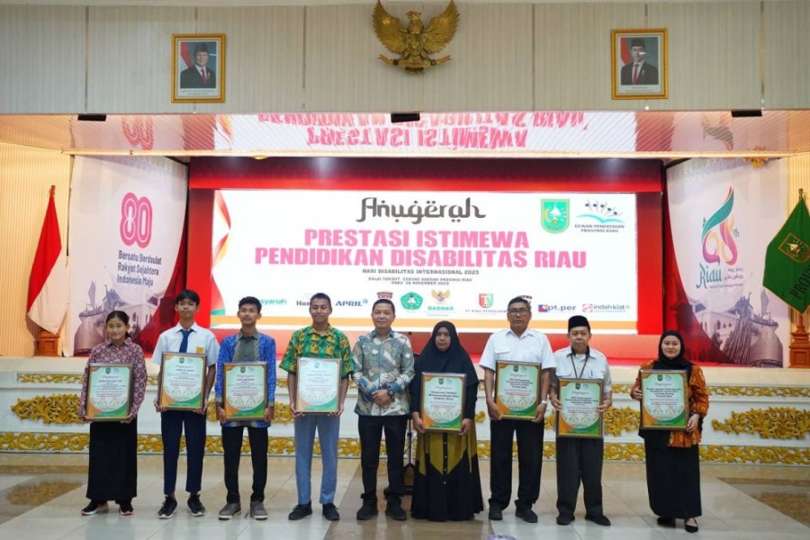 109 Siswa Disabilitas di Riau Terima Anugerah Prestasi Istimewa