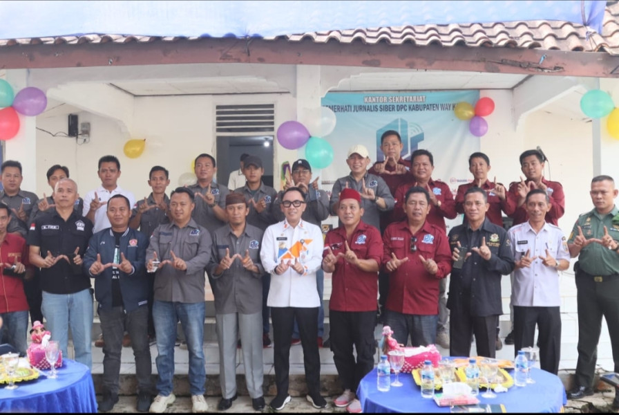 Bupati Waykanan Resmikan Kantor PJS Rumah Kita