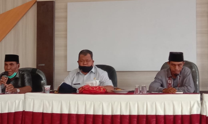 Camat Langgam Pimpin Rapat Pembentukan Panitia Potang Mogang