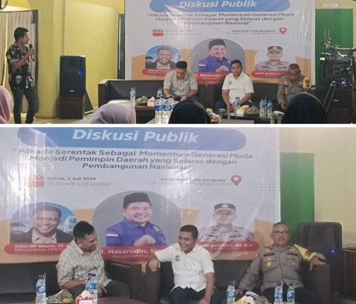 Buka Diskusi Publik Menyongsong Pilkada Serentak Sebagai Momentum Generasi Muda Menjadi Pemimpin Daerah