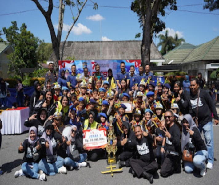 Dalam Acara Lomba Pocil Yang Digelar Polda Riau, Perwakilan Dari Polres Dumai Menjadi Juara 1