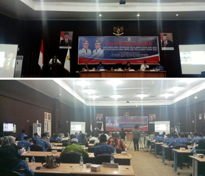 Buka Forum Konsultasi Publik ini RPJPD 2025-2045 dan Awal RKPD Tahun 2025 ini harapan Bupati