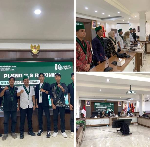 Himpunan Mahasiswa Islam (HMI) Cabang Pekanbaru gagas rapat pleno lll dan rapat pimpinan komisariat (Rapimko)