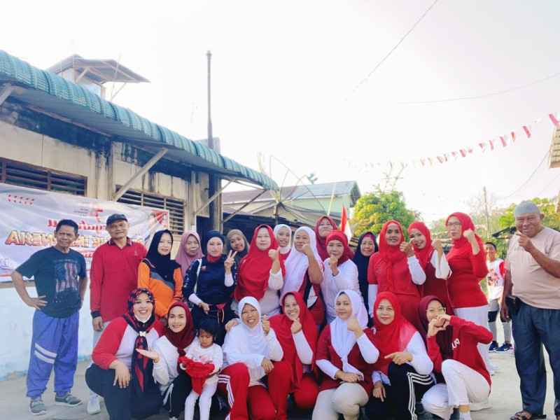 Antusias warga RT 007 Kelurahan kerinci kota dalam  Menyambut HUT RI ke 78