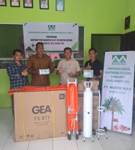 PT MUSIM MAS SALURKAN ALAT KESEHATAN MELALUI PROGRAM CSR.