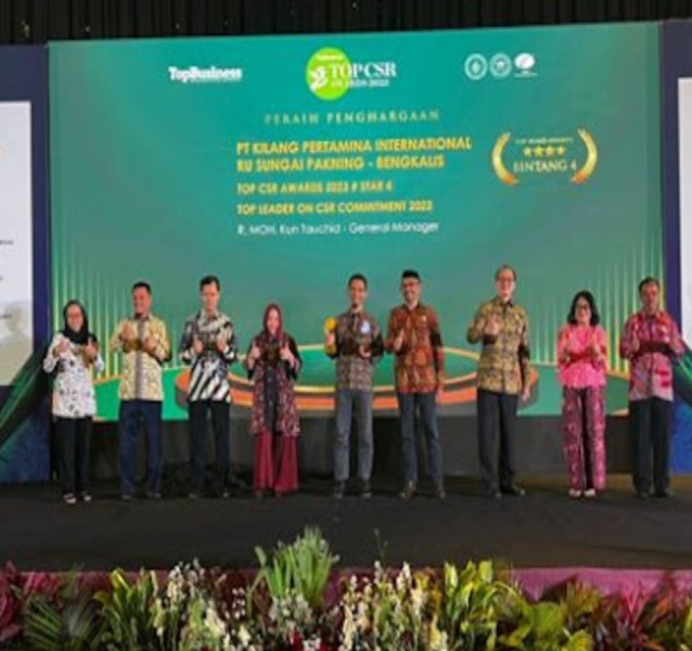 Program Inovasi Air Bersih Pt Kpi Unit Sei Pakning Diganjar Penghargaan Top Csr Award 2023