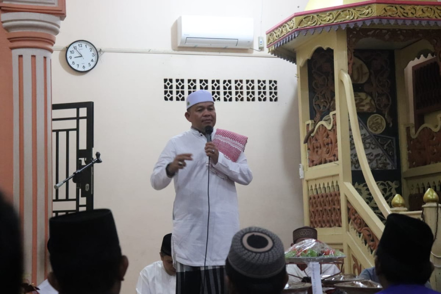 Kapolres Pelalawan Himbau masyarakat Pelalawan tetap  menjaga situasi yang sejuk dan kondusif memasuki tahapan Pemilu 2024-2024