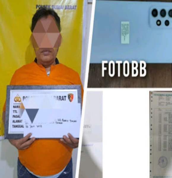 Jajaran Polres Dumai Ungkap Pelaku Penggelapan Satu Unit Mobil