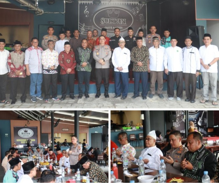 Kapolres Pelalawan gelar silaturahmi bersama ulama, Tokoh masyarakat, tokoh pemuda.