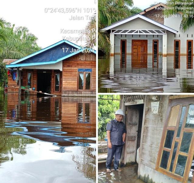 BUMD Tuah Sekata Belum Bisa Hidupkan Listrik Di Desa yang Masih Terendam Banjir