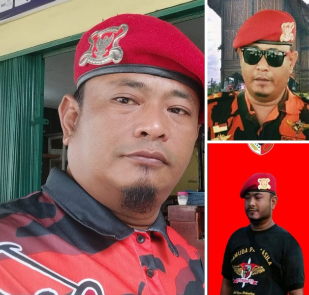 Dharmendra manik resmi jabat Dankoti mpc pemuda Pancasila kabupaten Pelalawan