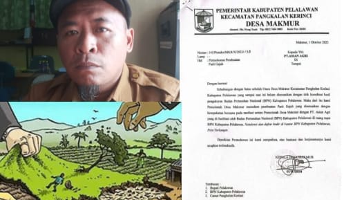 Masyarakat Desa Makmur Minta PT Inti Indosawit Subur  Asian Agri Grup Kembalikan Lahan