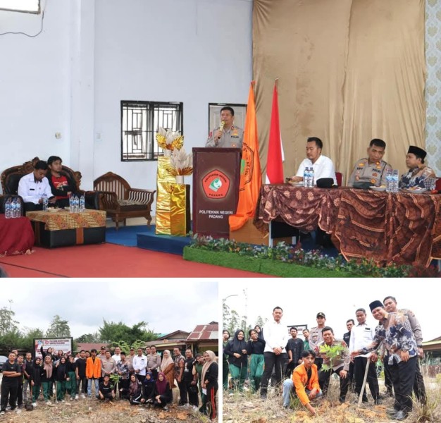 Kapolres Pelalawan memberikan Edukasi Green Policing di Kampus PNP Pelalawan