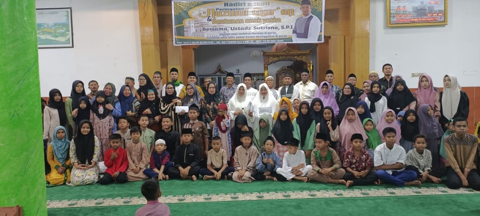 IKMR, IWMR, IPMR Bersama DKM Al-Muhajirin Serahkan Santunan Anak Yatim