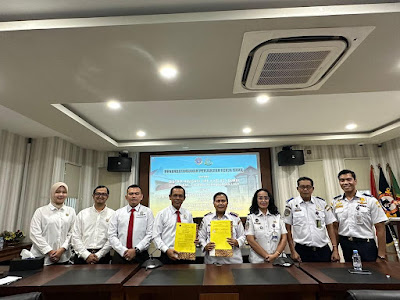 Penandatanganan Perjanjian Kerjasama Antara Kejaksaan Negeri Dumai dengan Distrik Navigasi Tipe A Kelas I Dumai
