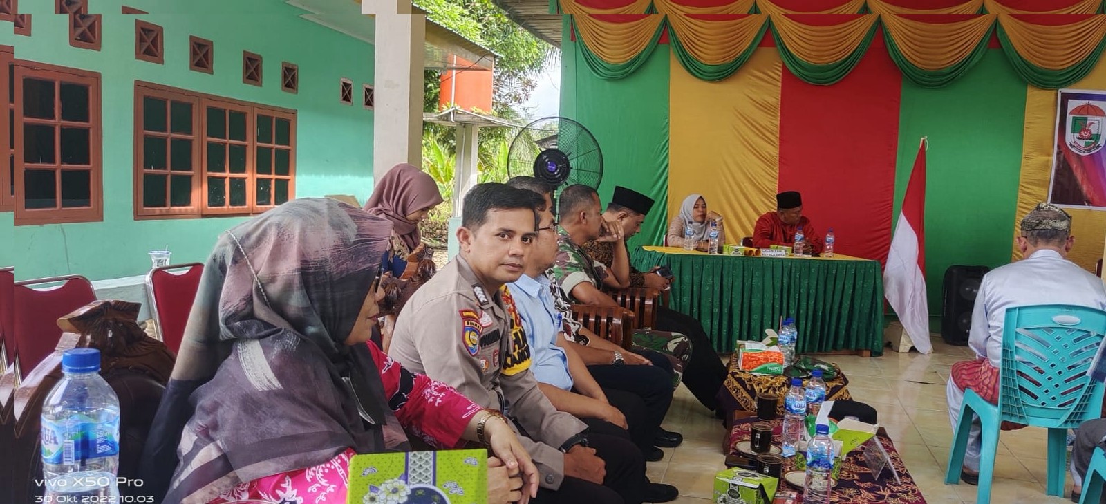 Polsubsektor Pastikan Keamanan saat Pemilihan PAW Kepala Desa Lalang Kabung.
